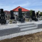 大里郡寄居町の増善寺墓地で改修工事が完了しました。