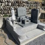 大里郡寄居町天正寺様の墓地に天山石（銀剛）のお墓が完成しました