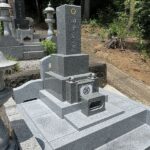 比企郡滑川町の成安寺様にシンプルな和型墓石が完成しました。