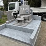深谷市のお寺様にシンプルなデザインのお墓が完成しました